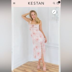 Kestan Amiri rose lace dress